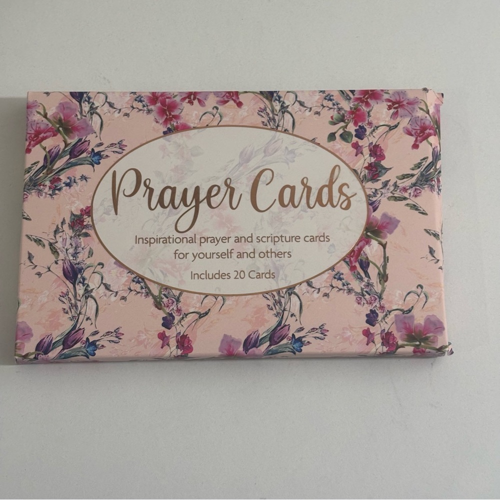 Floral Prayer Cards Set